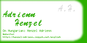 adrienn henzel business card